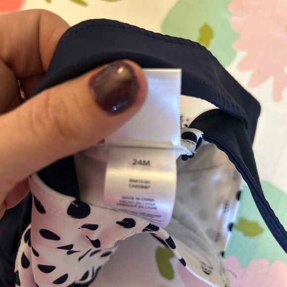 Kiko & max 24month polka dot one piece swimsuit - Picture 3 of 5